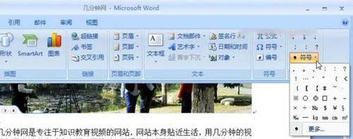 Word2007中特殊符号大解析