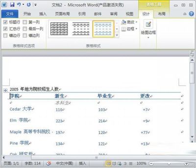 高手分享:Word2010中添加快速表格的诀窍