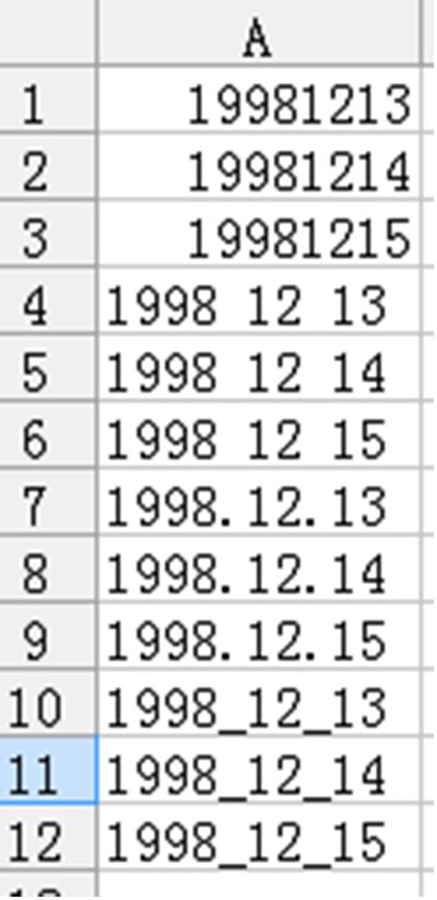 运用WPS处理日期数据格式的方法