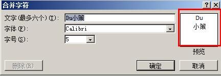 Word2007:巧用合并字符使文档变小