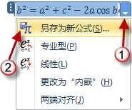 word 2010 公式功能的设计、使用