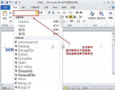 Word2010中文字的调整技巧