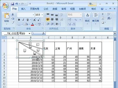 如何在excel中画斜线?excel 2013中多种画斜线的方法