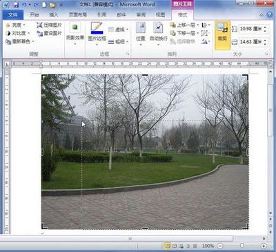 Word2010中裁剪图片的秘技