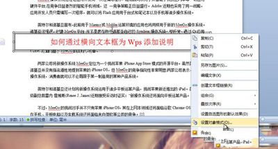 给金山WPS文档添加版权说明的方法