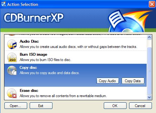 CDBurnerXP复制音频光盘教程