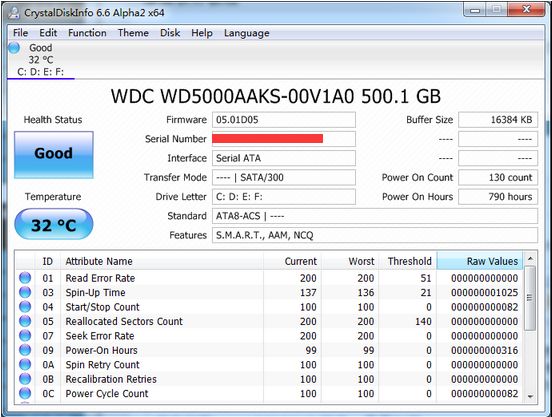 crystaldiskinfo中文界面设置教程