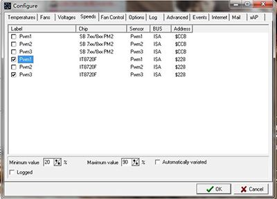 SpeedFan怎么调风扇噪音