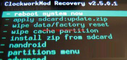 手机误入Recovery模式要怎么退出