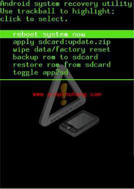 手机误入Recovery模式要怎么退出