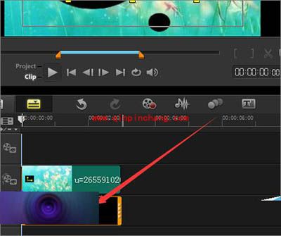 会声会影只显示黑色遮罩的部分的设置方法