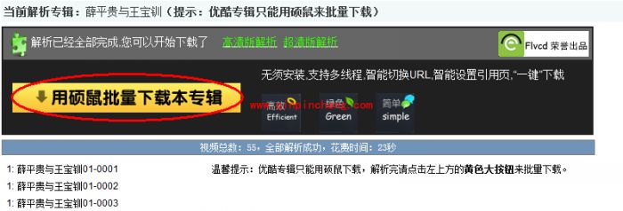 硕鼠批量下载视频的教程