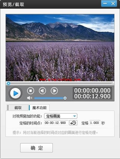 视频剪辑软件爱剪辑怎么制作画面定格效果?