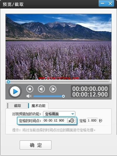 视频剪辑软件爱剪辑怎么制作画面定格效果?