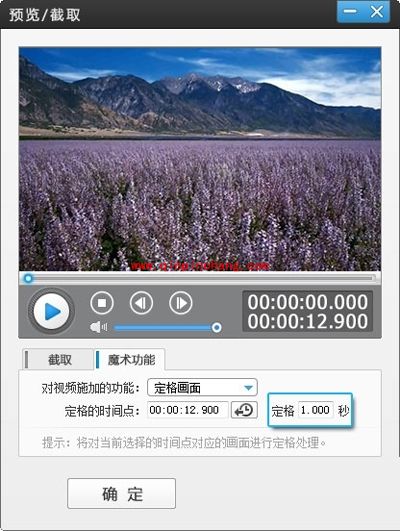 视频剪辑软件爱剪辑怎么制作画面定格效果?