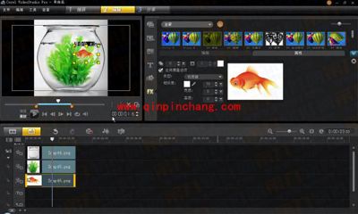会声会影覆叠轨的使用方法