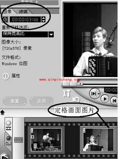 会声会影教程之画面定格