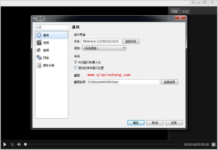 呆呆播放器全部设置选项的介绍