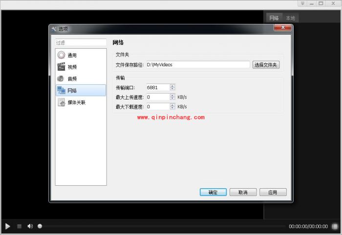 呆呆播放器全部设置选项的介绍