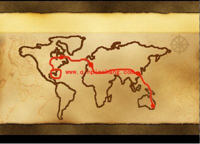 用会声会影制作在地图上描绘线路的图文教程