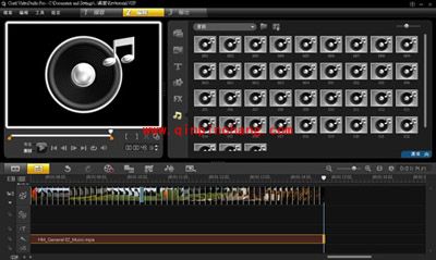 会声会影添加音乐或者音频文件的图文教程