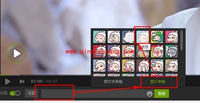 爱奇艺弹幕表情与文字的图文教程