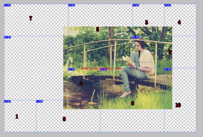 PS帮你轻松打造QQ空间剪影效果