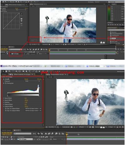 AE色阶功能怎么使用?AE色阶功能使用方法图解
