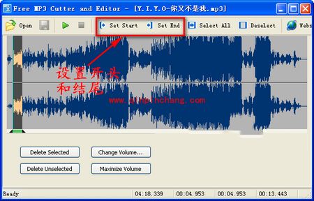 Free MP3 Cutter and Editor的安装及使用教程