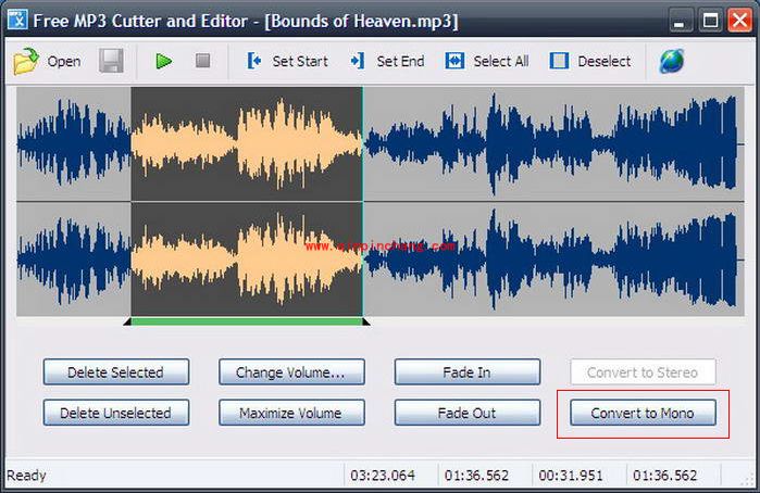 Free MP3 Cutter and Editor的安装及使用教程
