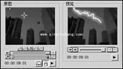 会声会影后期处理教程之电闪雷鸣