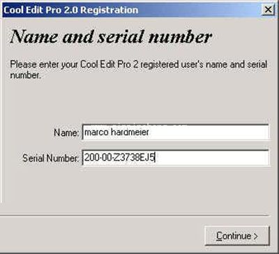 CoolEdit pro安装、注册与设置的图文步骤