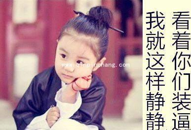 我就静静的看着你装逼表情包大全