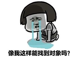 QQ微信表情包之象我这样能找到对象吗?