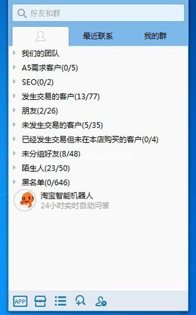 关闭阿里旺旺千牛群信息的方法