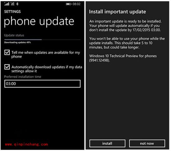 Windows10手机版如何升级？