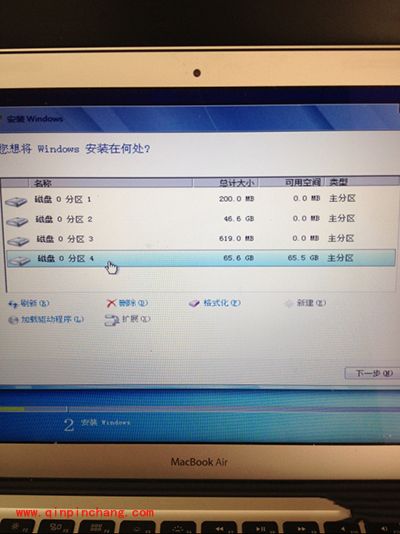 苹果电脑Macbook Air安装win7系统旗舰版的图文教程