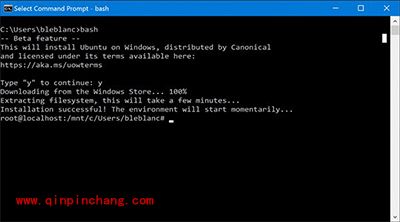 Win10预览版14316开启Linux Bash命令行教程
