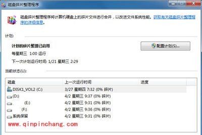 Win7可以在SSD固态硬盘中使用磁盘碎片整理吗?