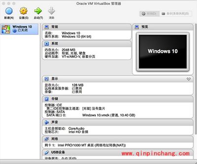 virtualbox mac版怎么安装win10