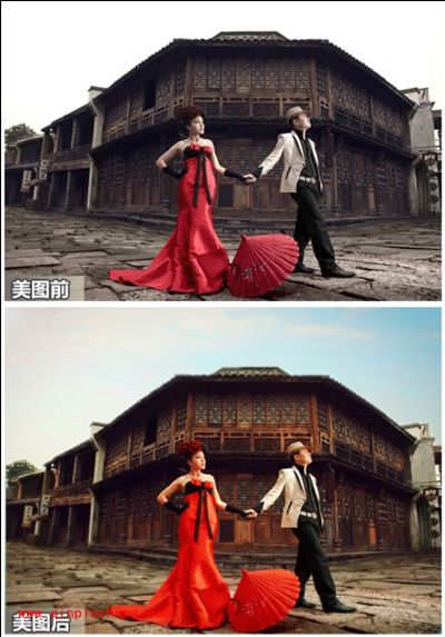 美图秀秀技巧分享:轻松自制影楼大片