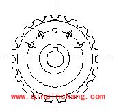 FreeHand教程机械制图之飞轮的制作