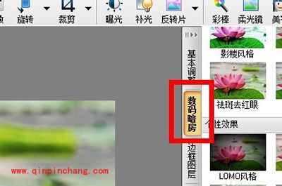 光影魔术手之照片增加柔光特效