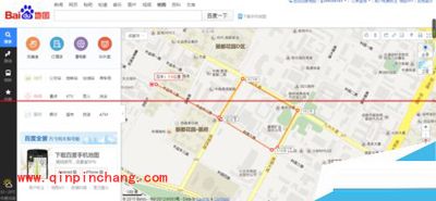百度地图测量自定义路线距离的图文步骤
