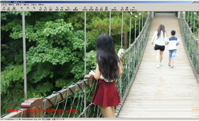 ACDSee使用教程：将图片中多余的人P掉的方法