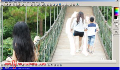 ACDSee使用教程：将图片中多余的人P掉的方法