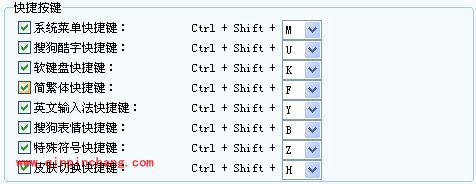 介绍搜狗按键选项卡