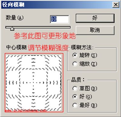PS模糊滤镜的使用方法图解