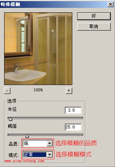 PS模糊滤镜的使用方法图解