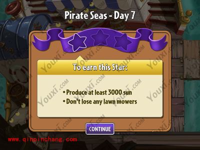 植物大战僵尸2:海盗湾第七关闯关诀窍